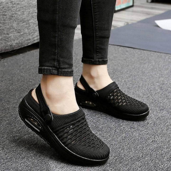 Delyvora - Chaussures de marche orthopédiques femme à coussin d’air