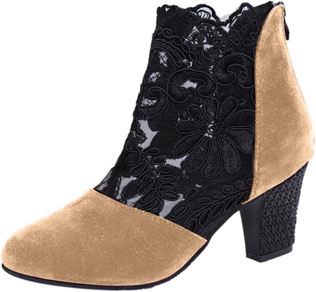 Capucine - Bottines Élégantes en Dentelle