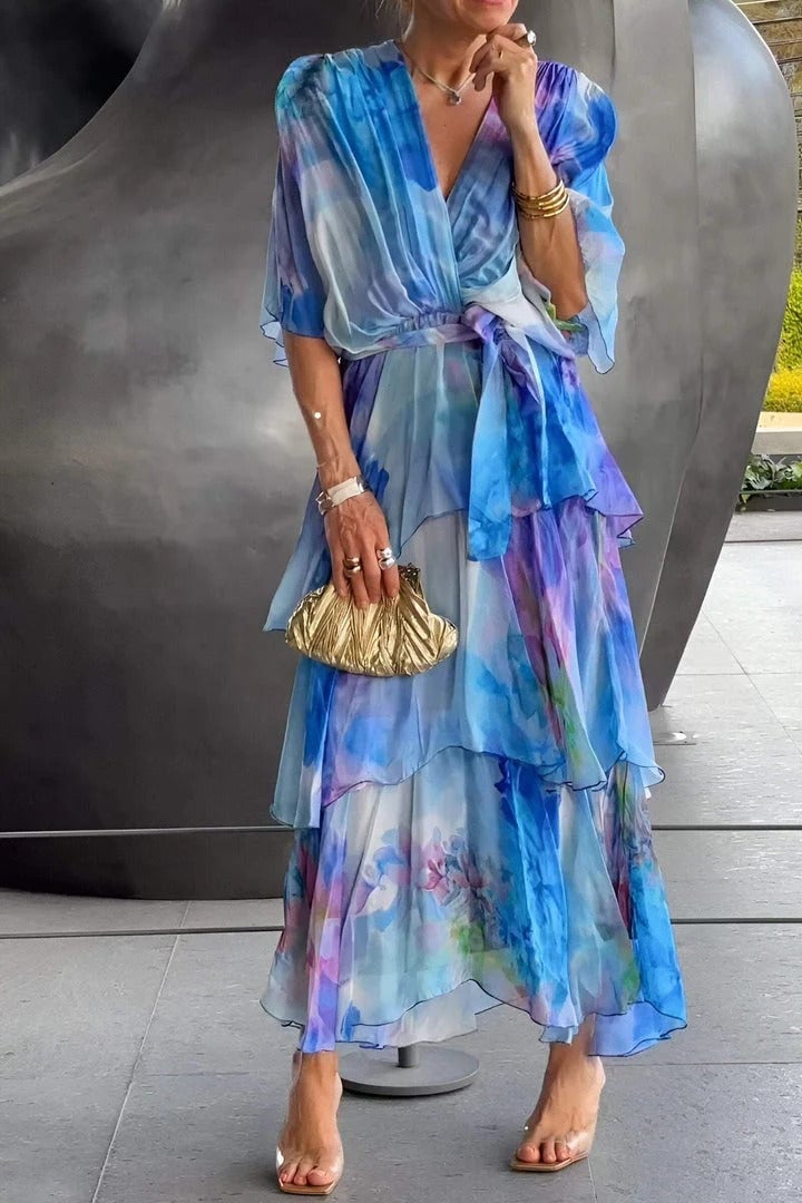 Ayla - Robe Maxi Bohémienne Élégante