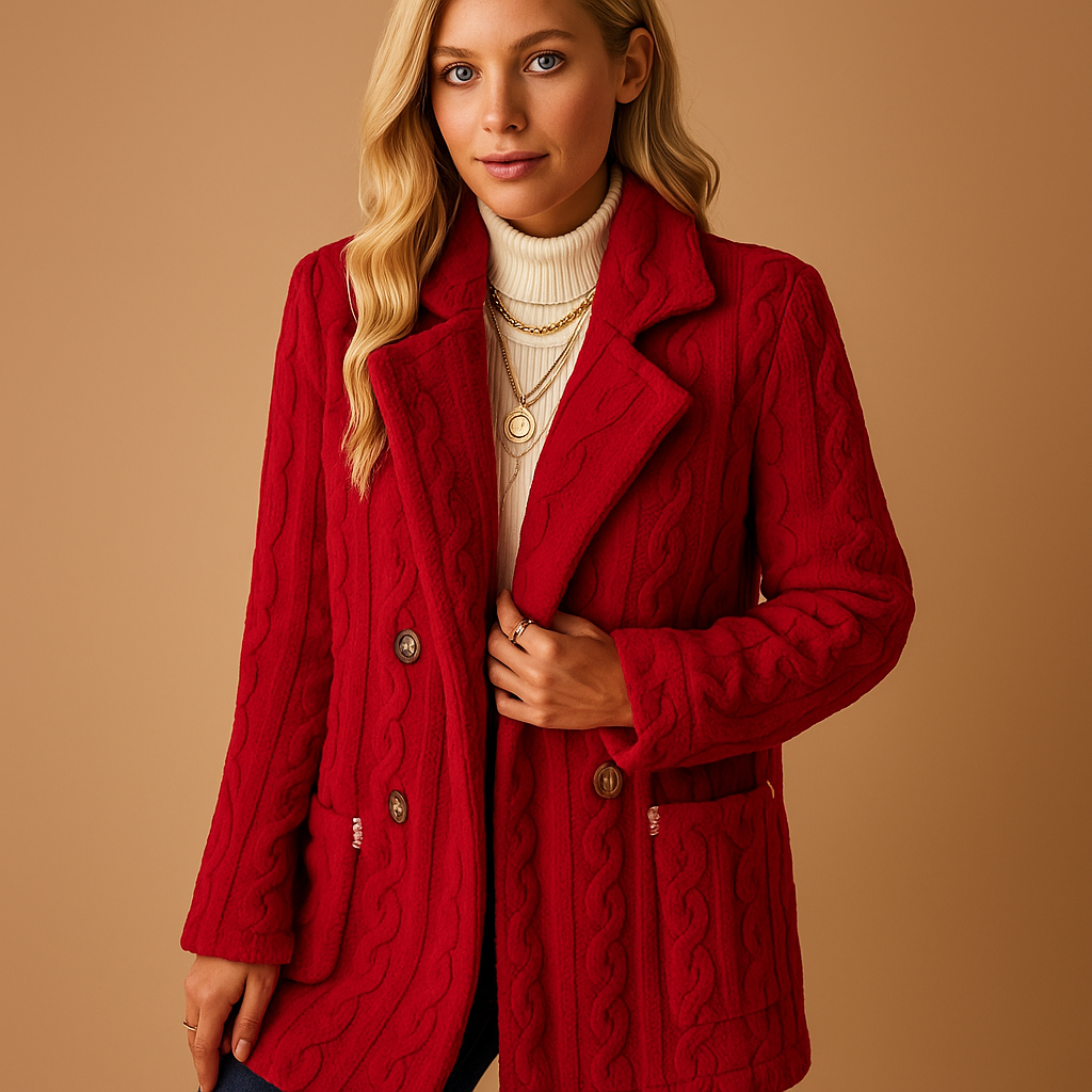 Elodie - Elegant Tailored Winter Coat for Women