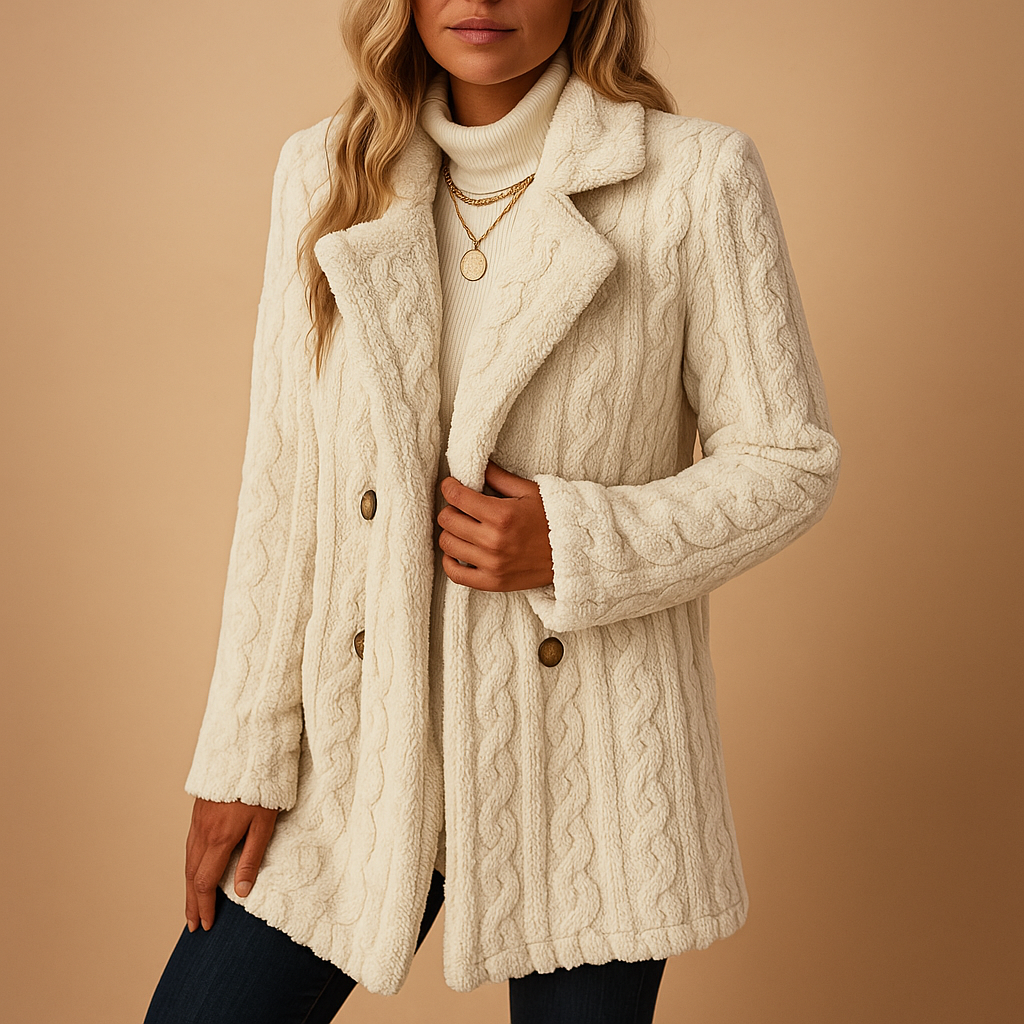 Elodie - Elegant Tailored Winter Coat for Women