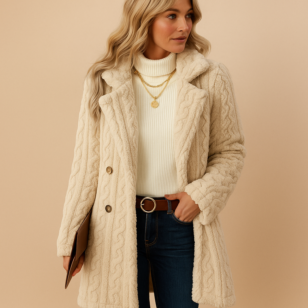Elodie - Elegant Tailored Winter Coat for Women