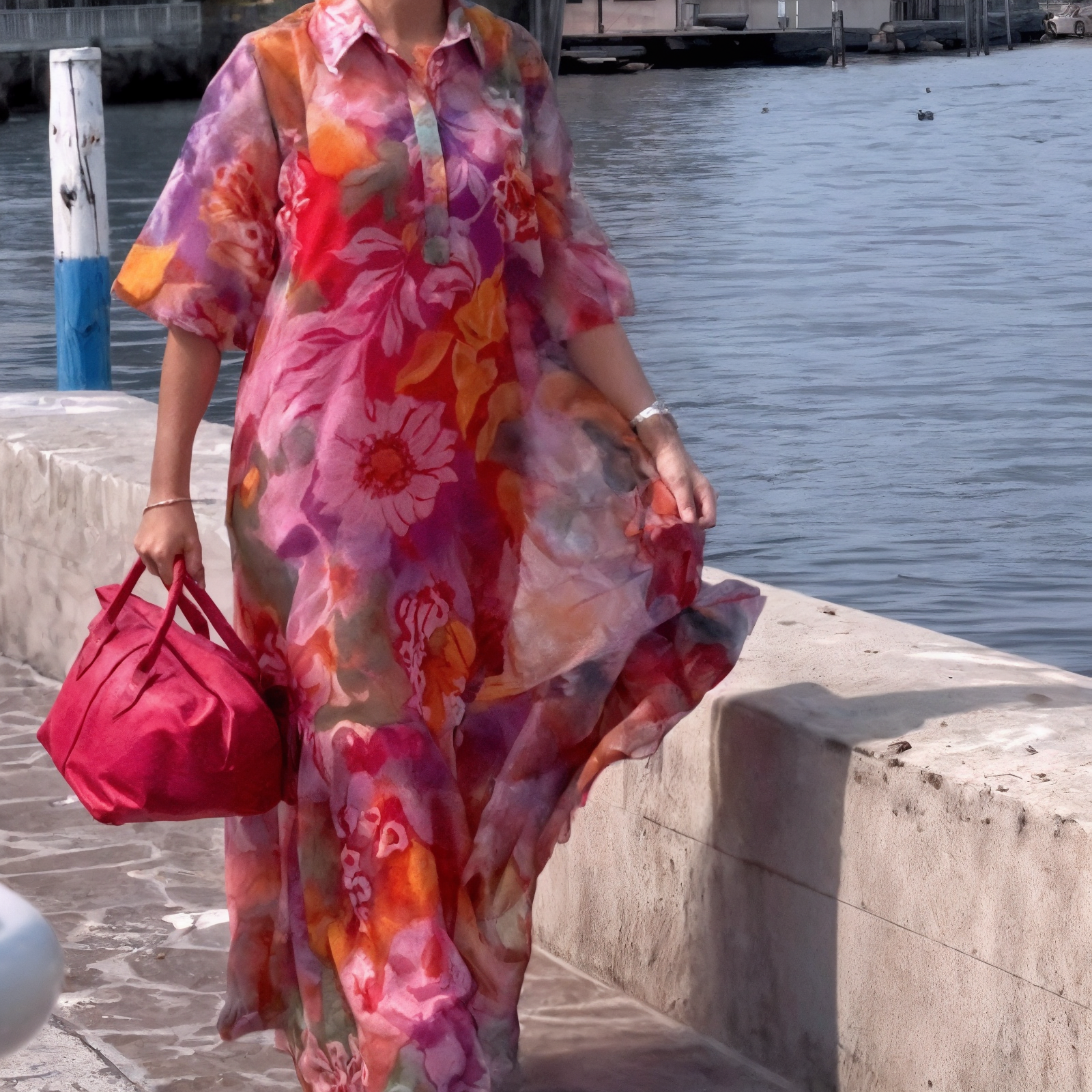 Lunaria - Robe en Chiffon Tendance
