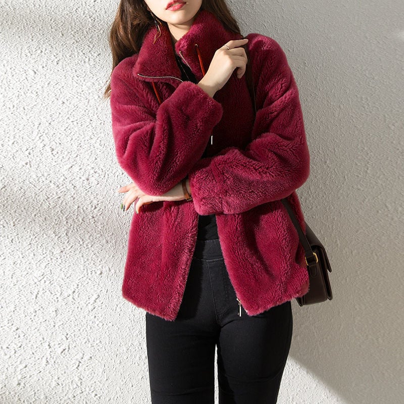 Lune - Manteau Matelassé à Col Montant