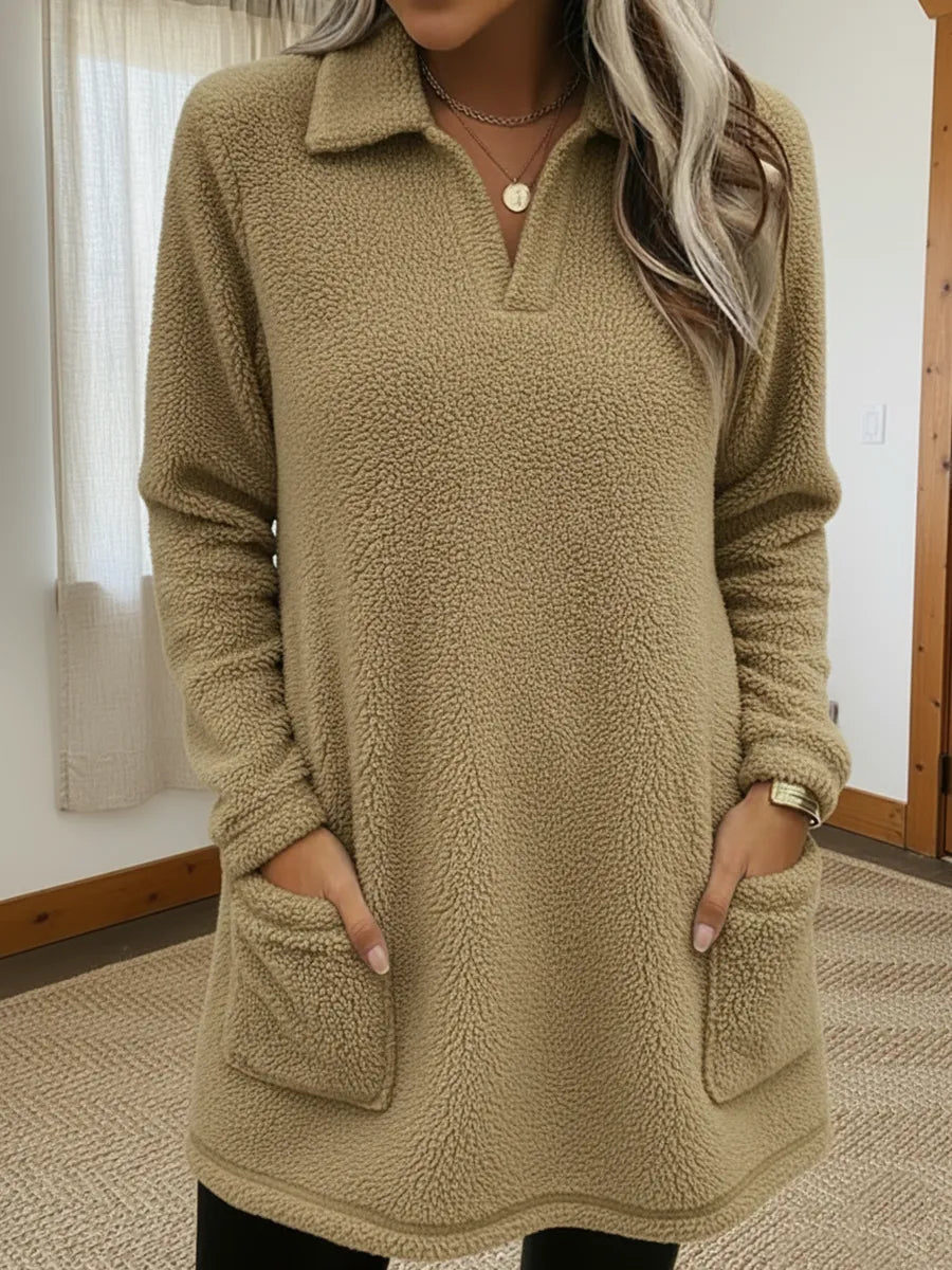 Elysavianne - Sweat Polaire Doux au Confort Enveloppant