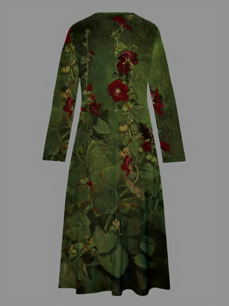 Stéphane - Robe Midi Florale Chic