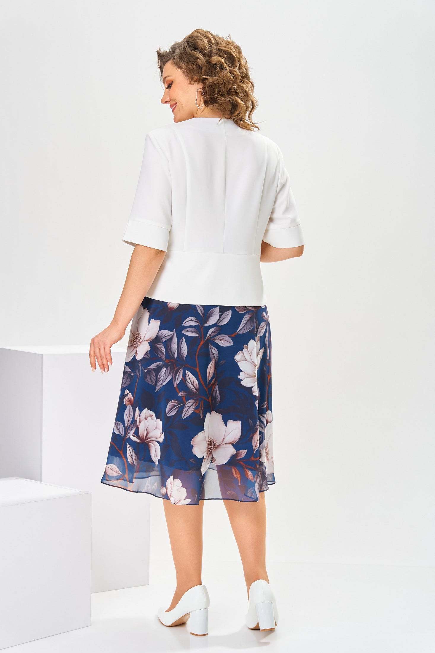Adelisa - Robe en Coton et Soie de Haute Qualité pour une Élégance Naturelle