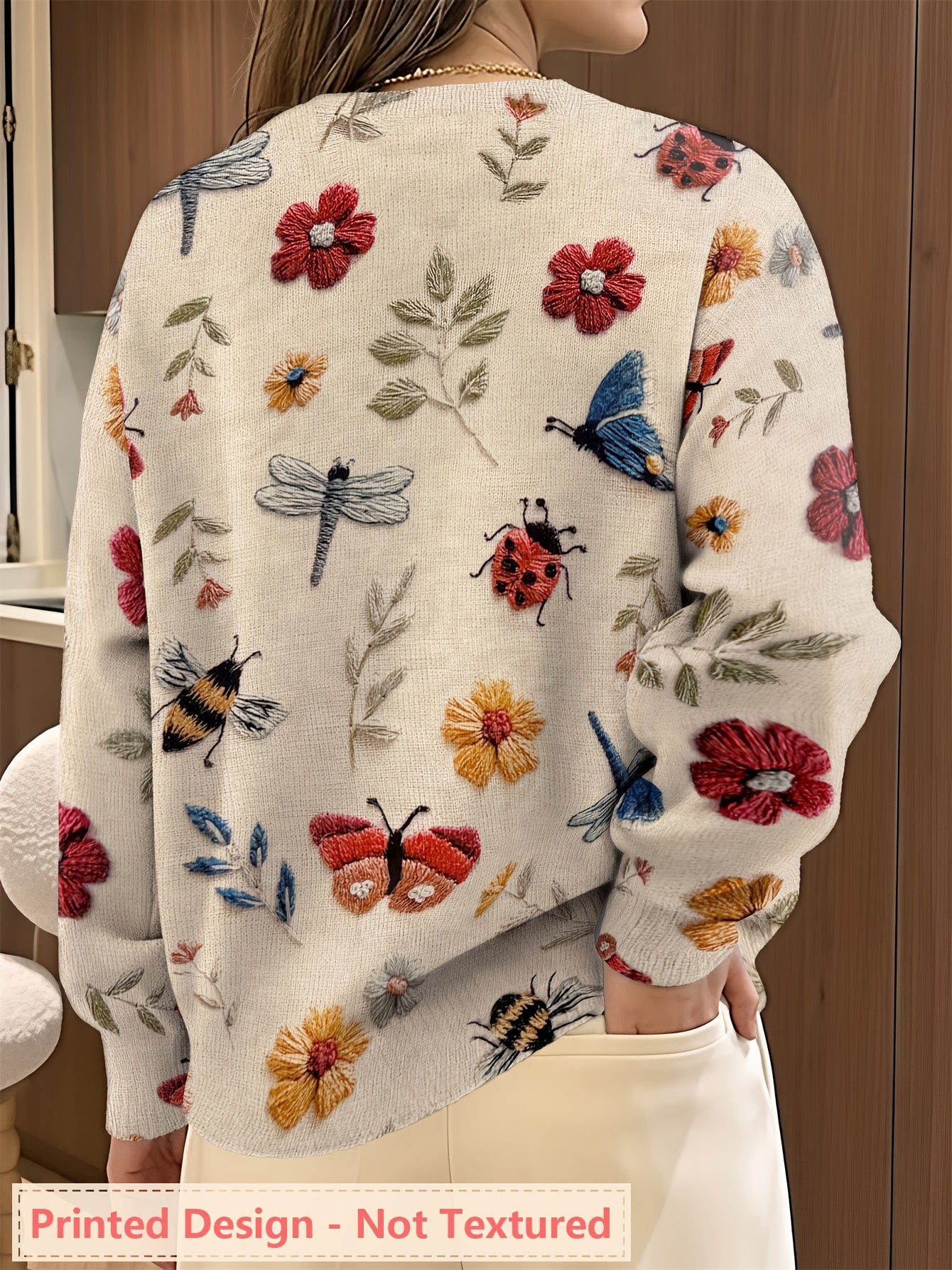Fiorika - Pull Brodé Nature Élégante