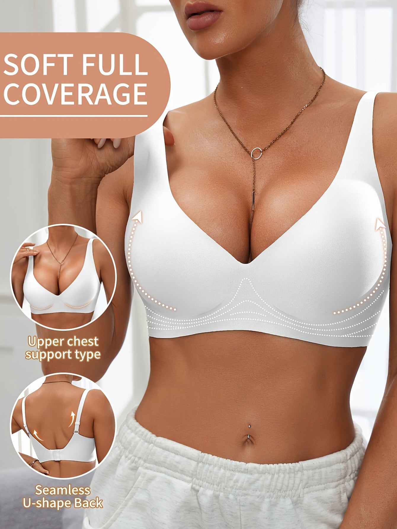 Isendra - Brassière Push-Up Confort Haute Couverture