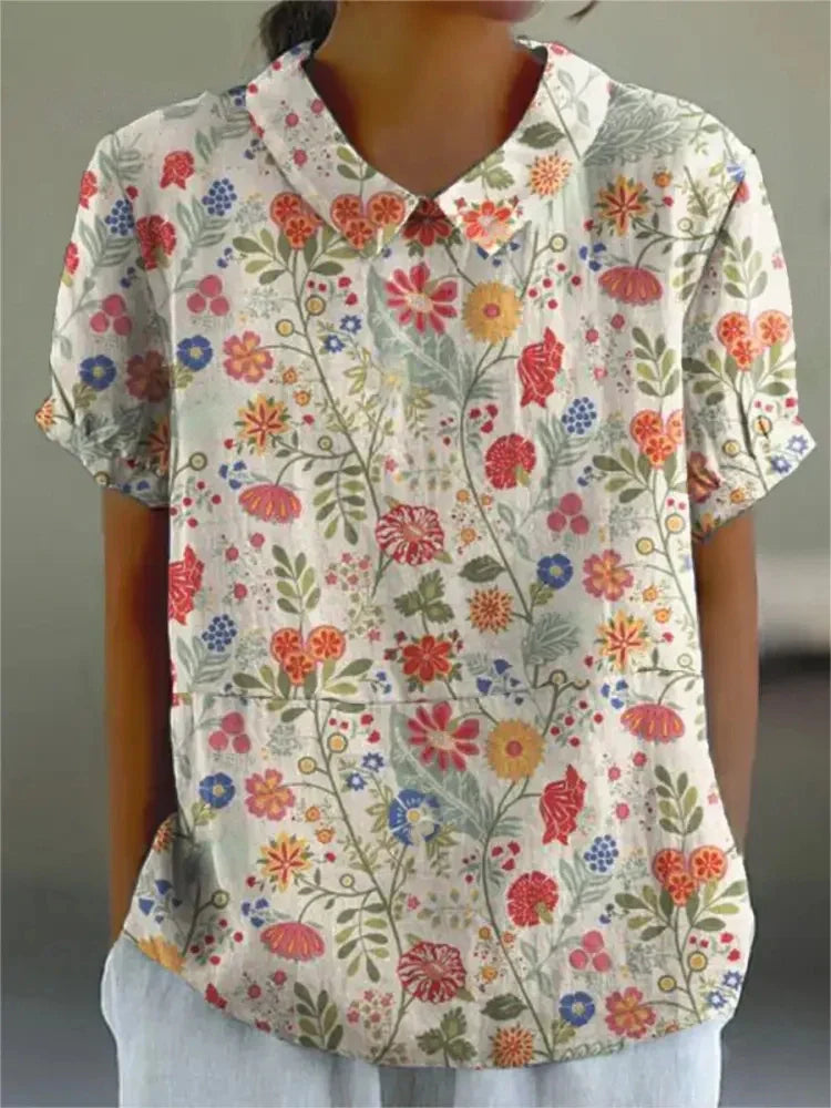 Ombeline - Chemise Florale Élégante