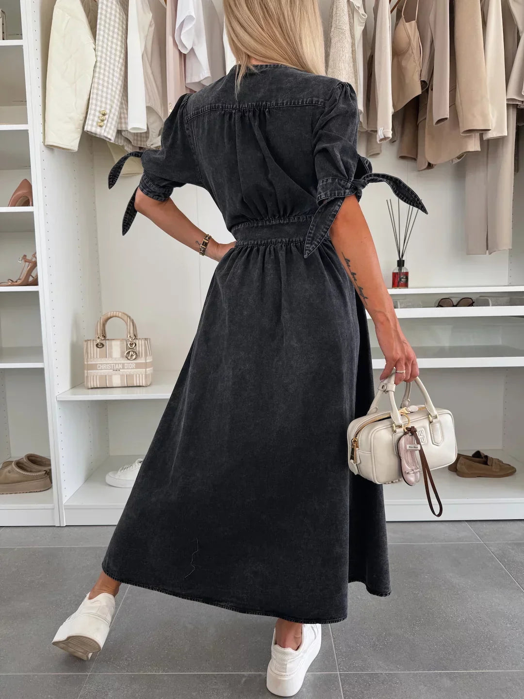 Vera - Robe en jean rayonnante