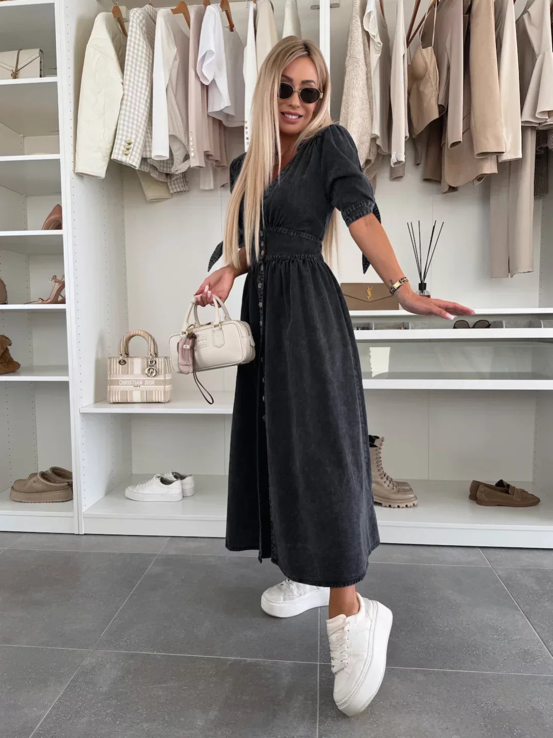 Vera - Robe en jean rayonnante