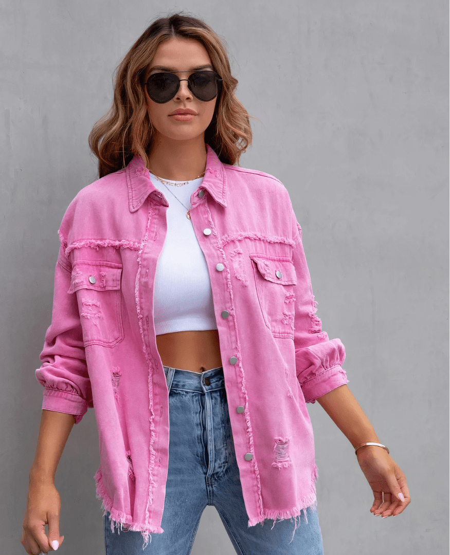 Justine - Harvenue Sunnystitch Veste en jean