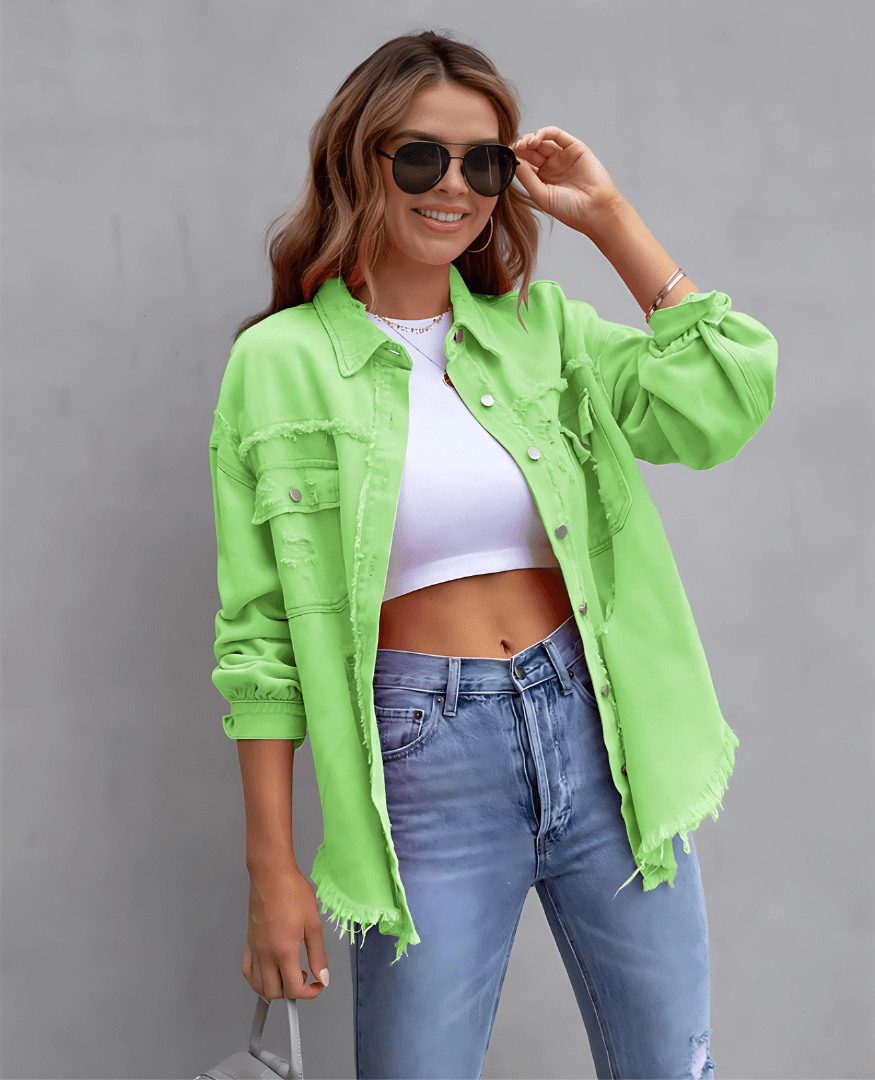 Justine - Harvenue Sunnystitch Veste en jean