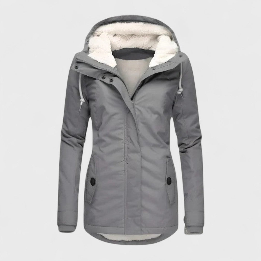 Dionellea™ - Veste d’hiver chaude et imperméable avec capuche pour femme – Qualité premium, coupe-vent et imperméable