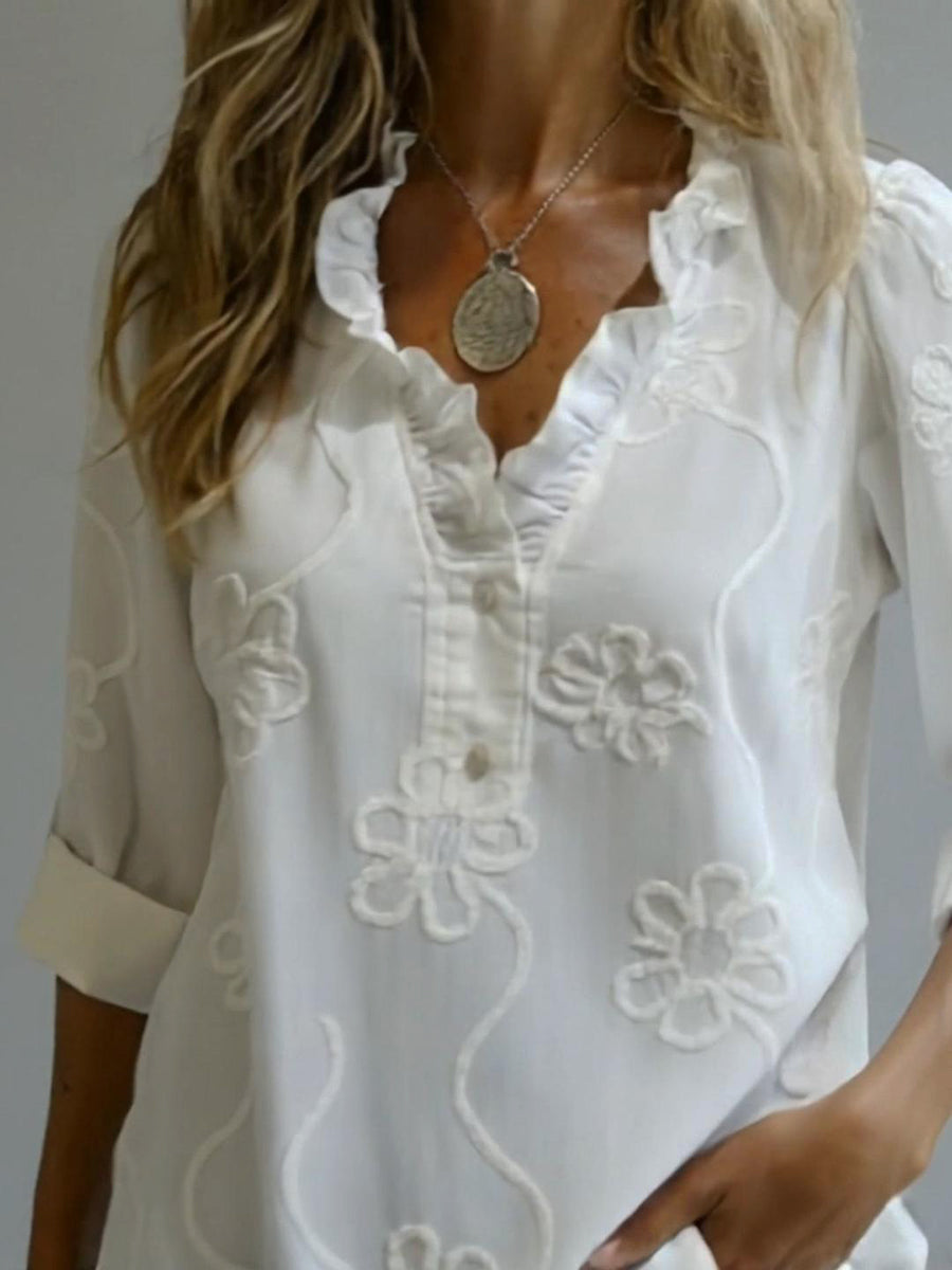 Belora - Chemise Printemps Élégance Florale