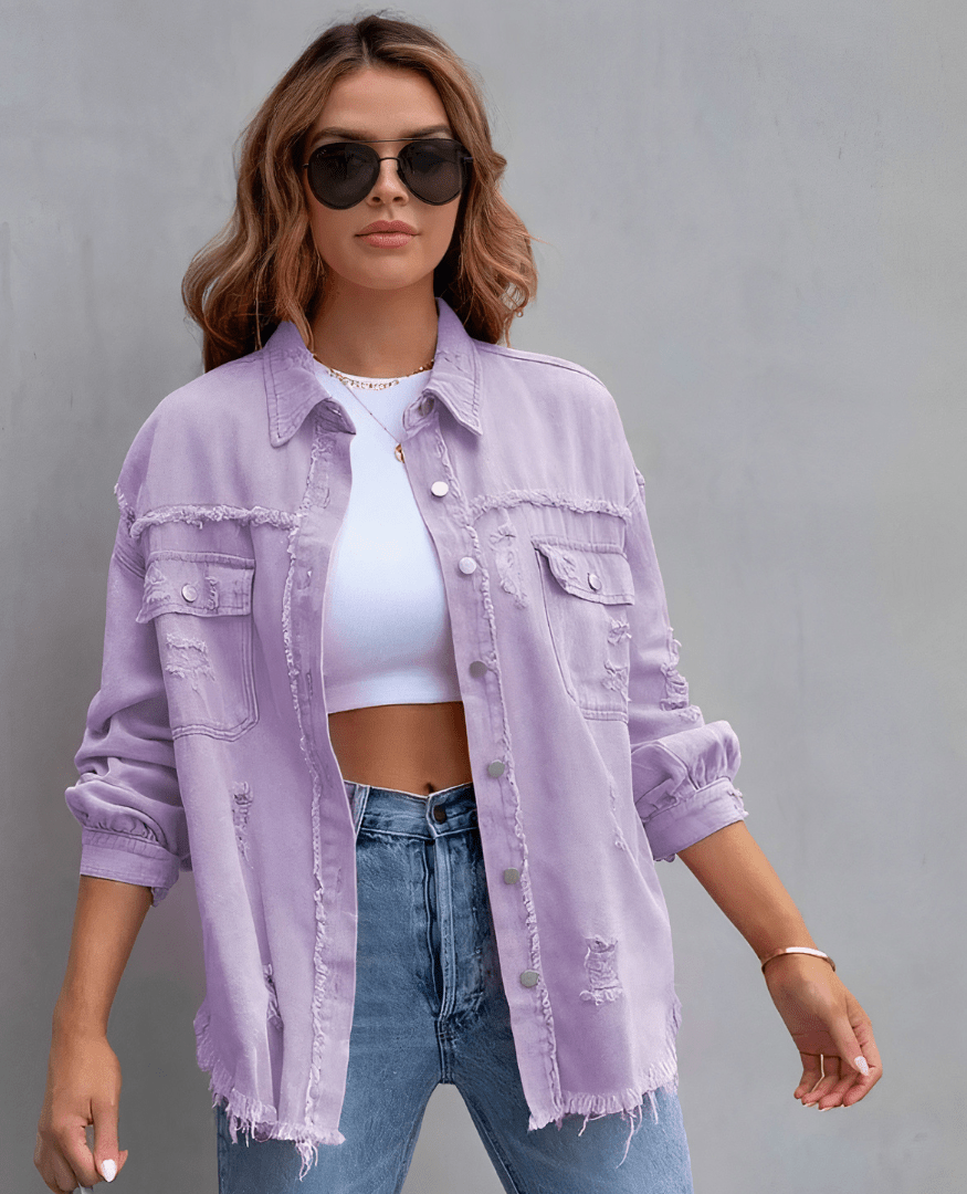 Justine - Harvenue Sunnystitch Veste en jean