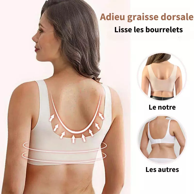 Cira - Soutien-gorge sans fil avec fermeture frontale (paquet de 3)