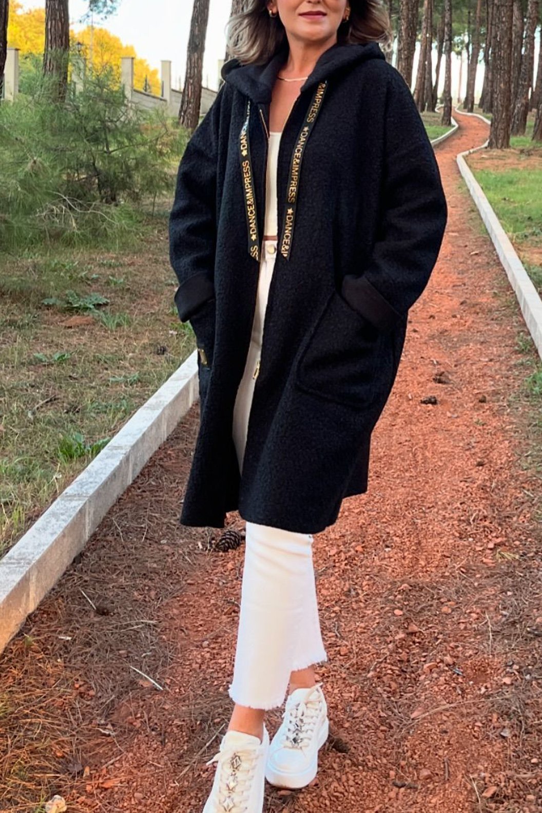 Caroline - Beau manteau chaud pour femmes