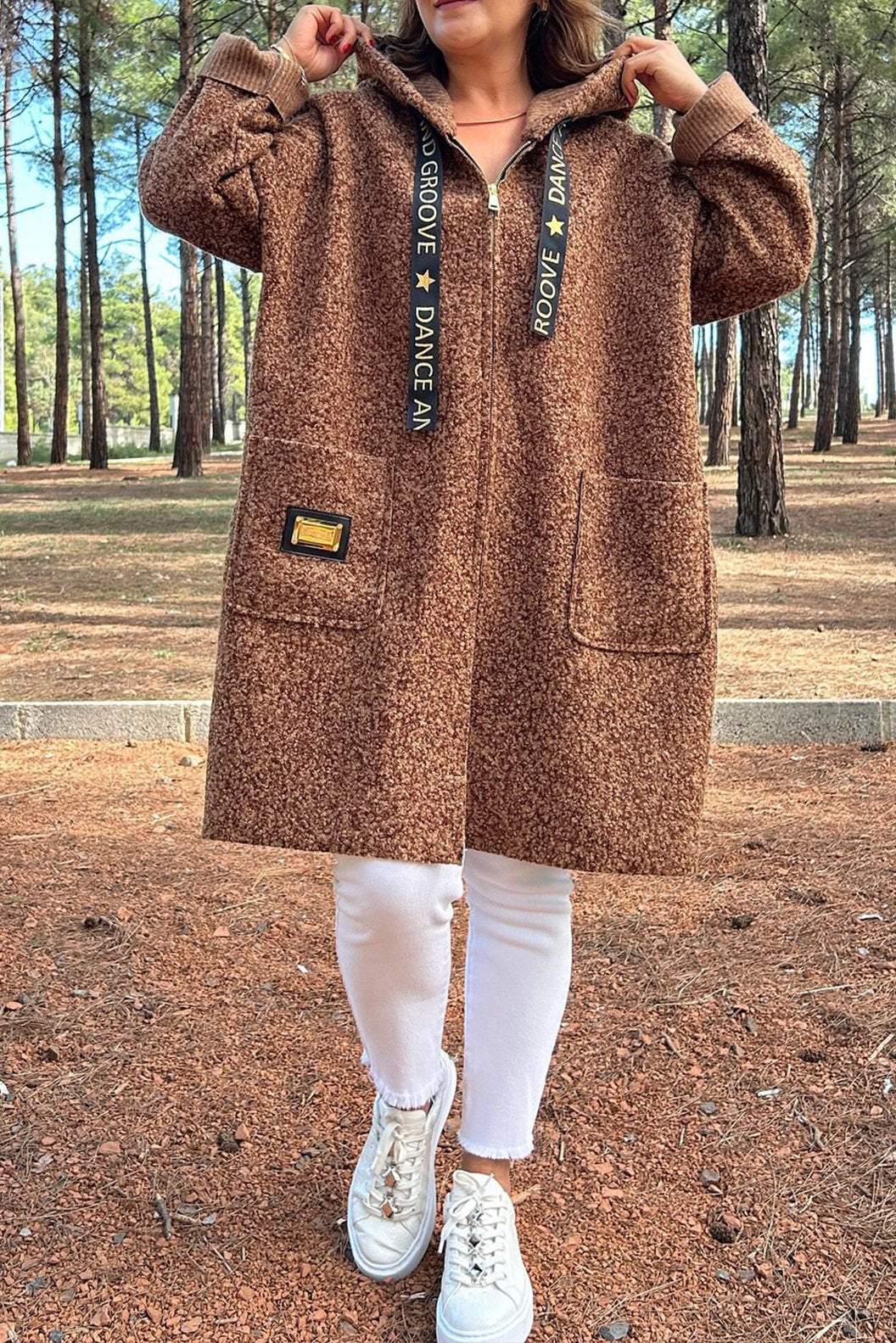 Caroline - Beau manteau chaud pour femmes