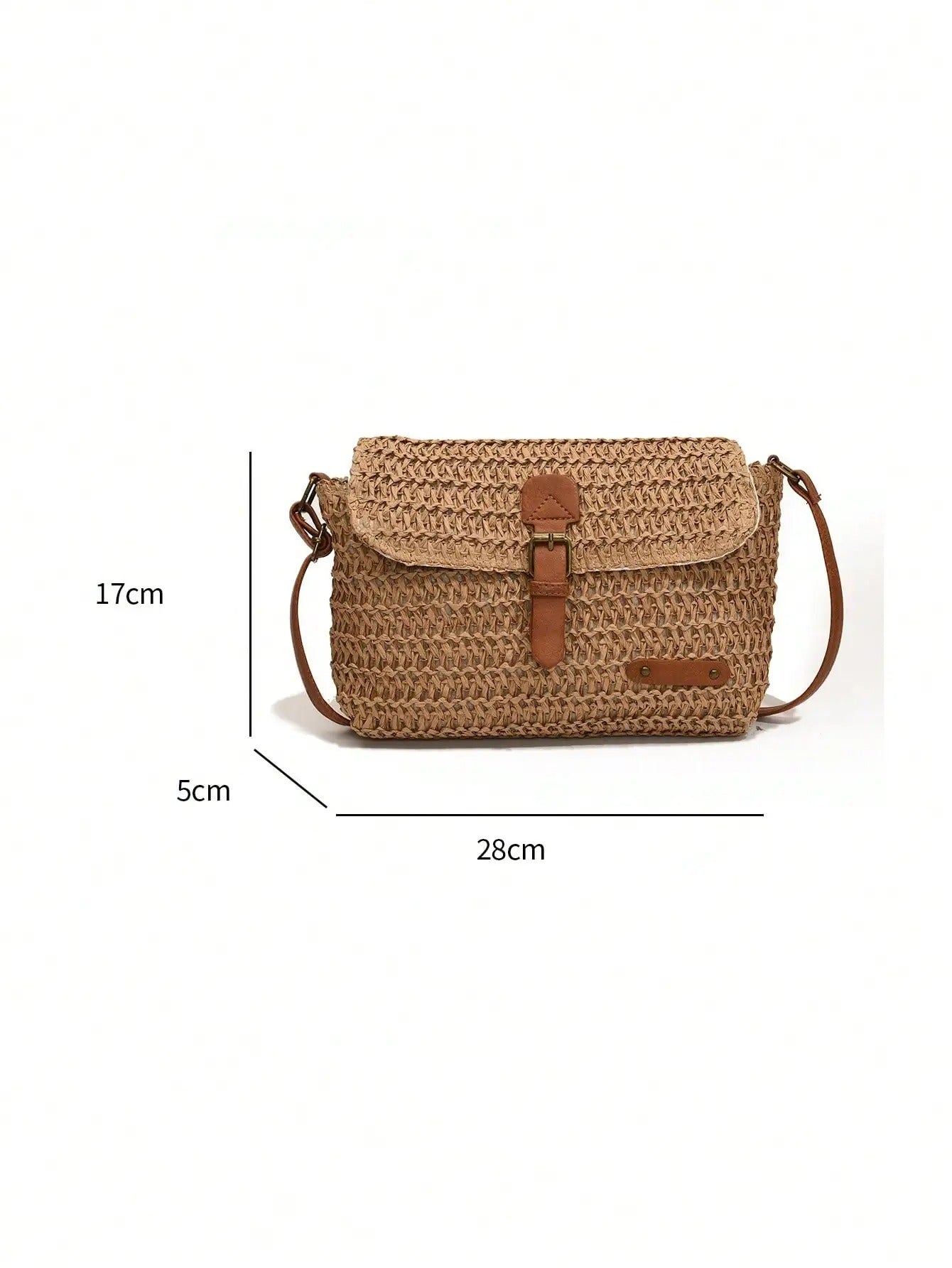 Evelien - Sac Bandoulière en Paille Naturelle – L’Accessoire Estival Incontournable