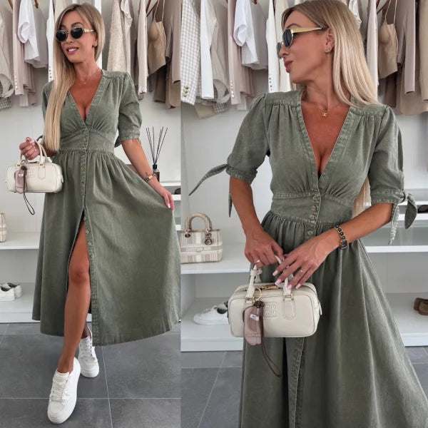 Vera - Robe en jean rayonnante
