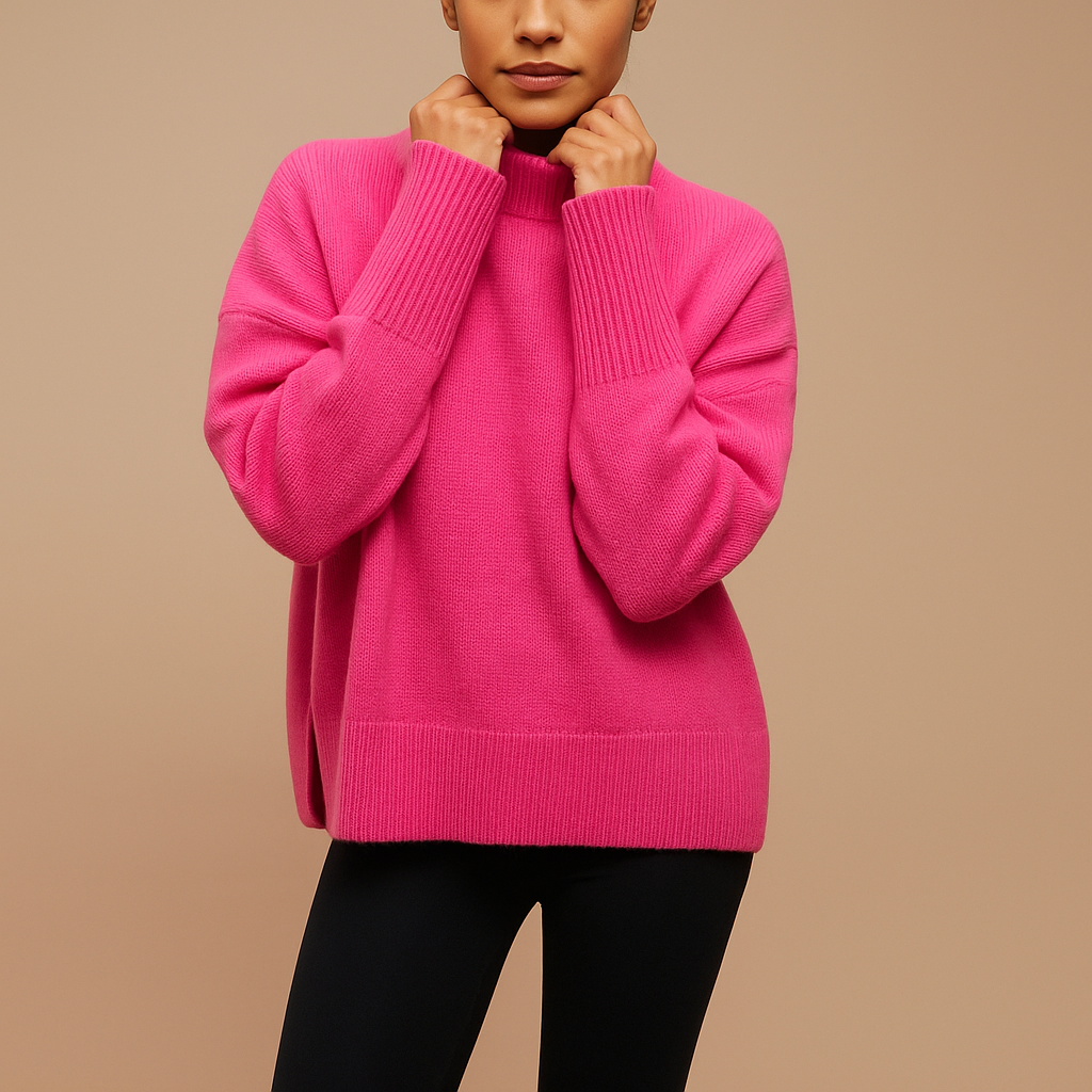 Serena - Oversized Turtleneck Sweater for Women with a Flattering Fit