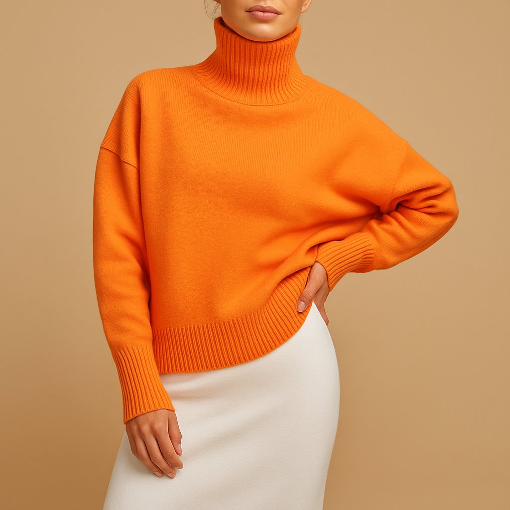 Serena - Oversized Turtleneck Sweater for Women with a Flattering Fit