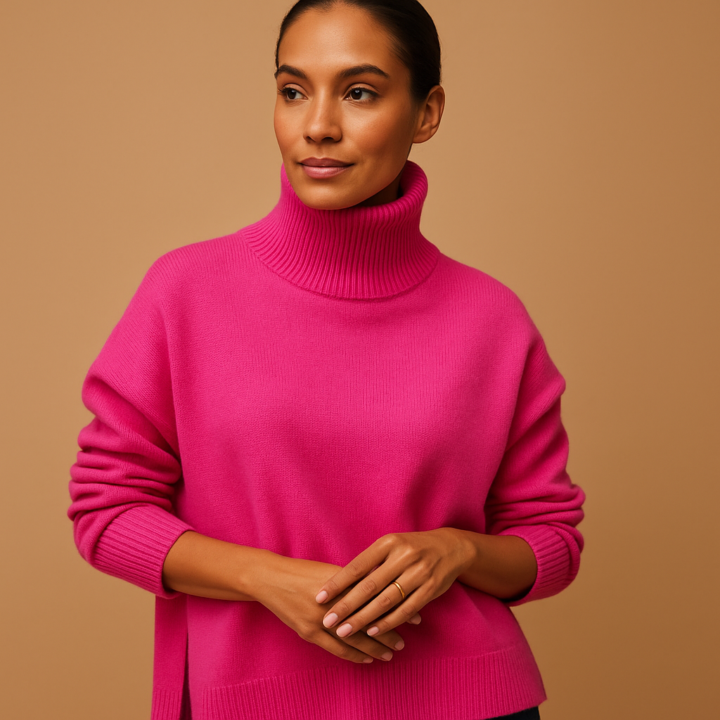 Serena - Oversized Turtleneck Sweater for Women with a Flattering Fit
