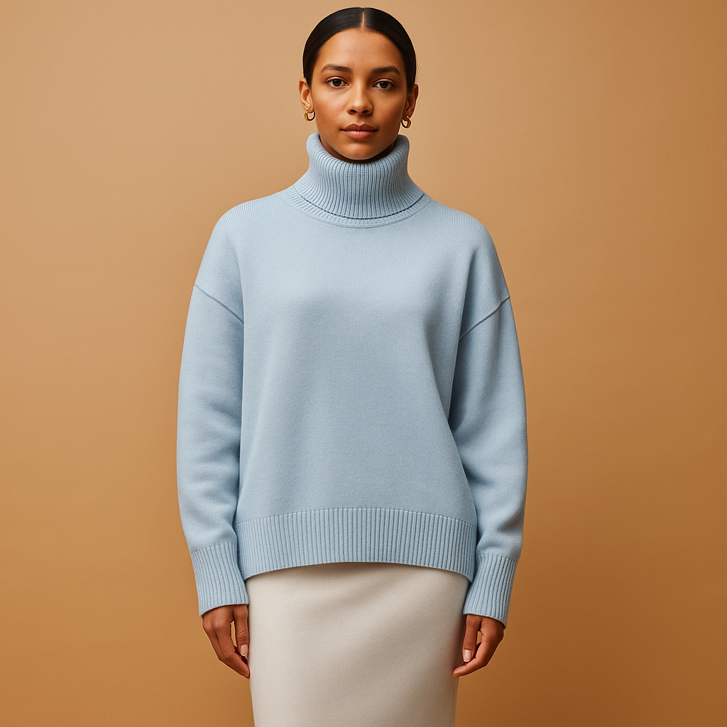 Serena - Oversized Turtleneck Sweater for Women with a Flattering Fit