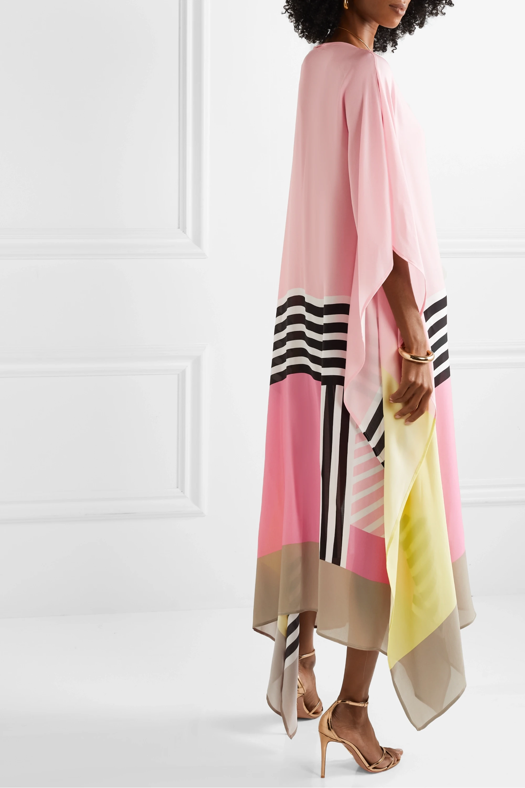 Rayna - Caftan Élégant à Imprimé Géométrique