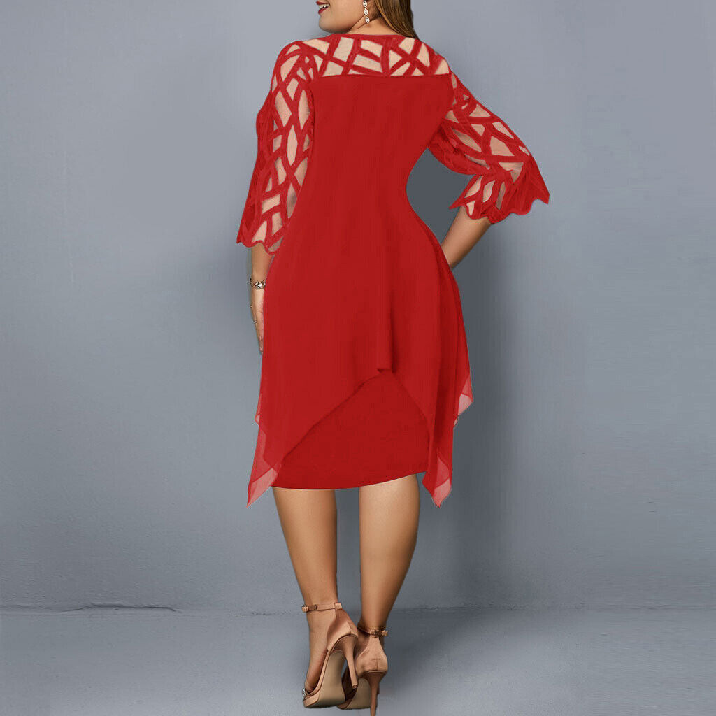Laurienne - Robe Midi Fluide Grande Taille