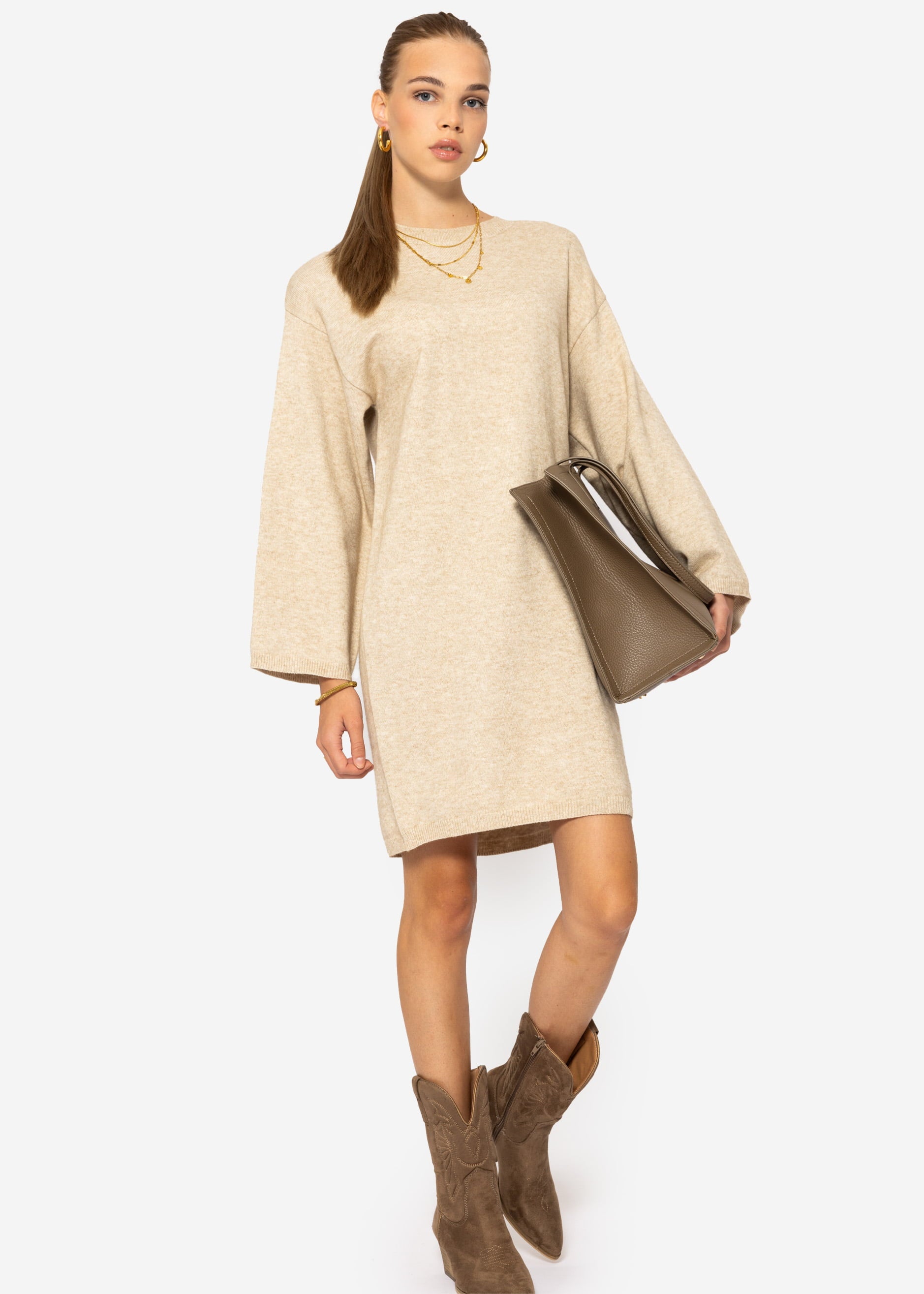 Aimée - Robe Tricot Oversize Élégante