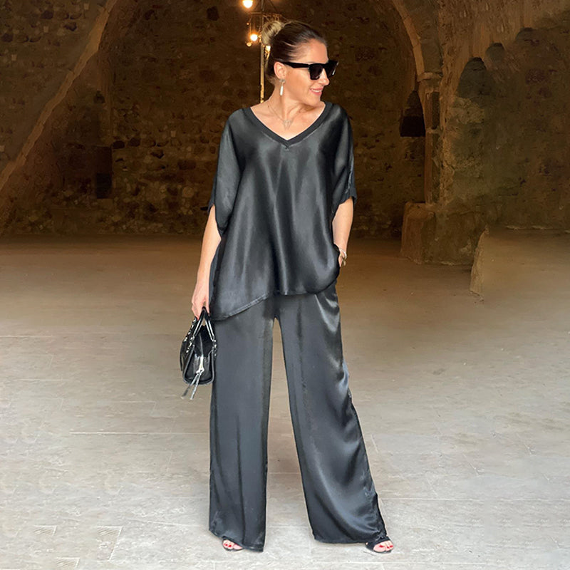 Albane - Ensemble Satin 2 Pièces Chic et Confortable