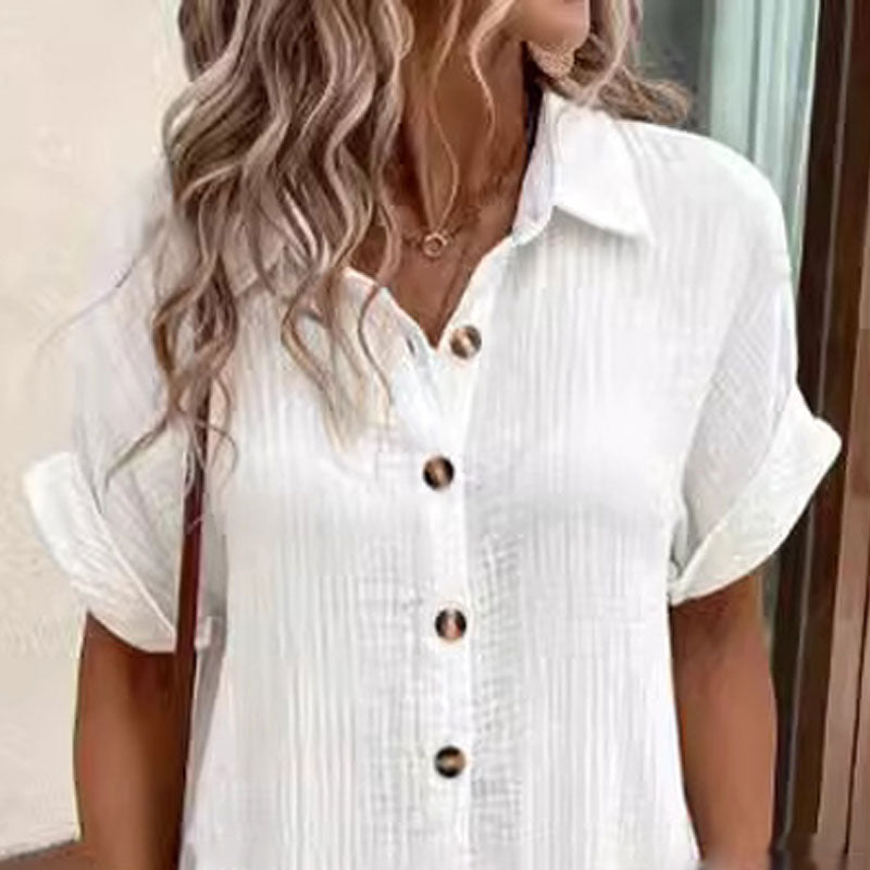 Nerina - Robe Chemise Décontractée Boutonnée