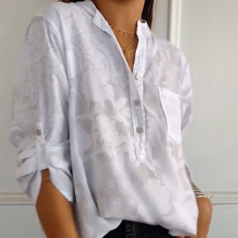 Adelaide - Chemise Florale Élégante Été Femme