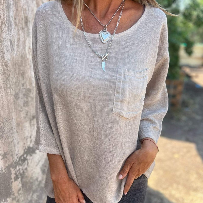 Noraya - Chemise décontractée en coton