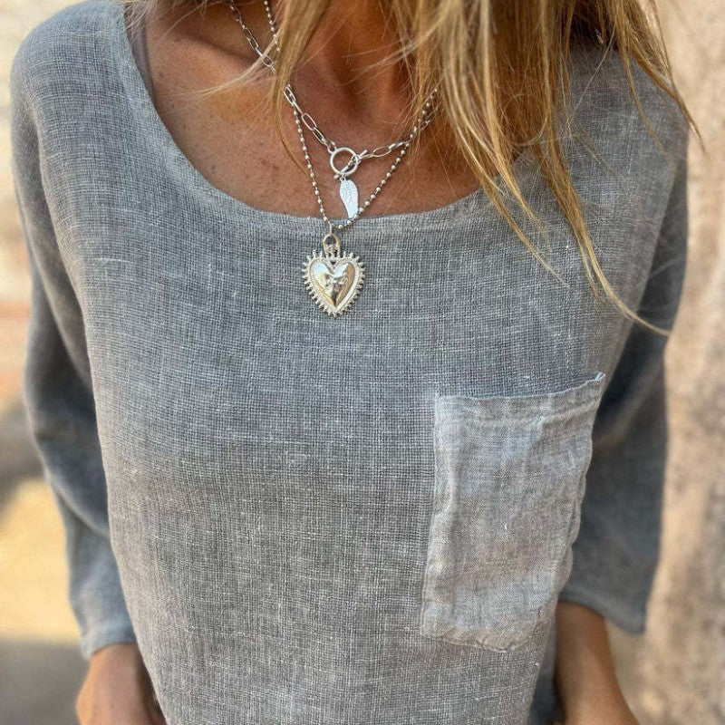 Noraya - Chemise décontractée en coton