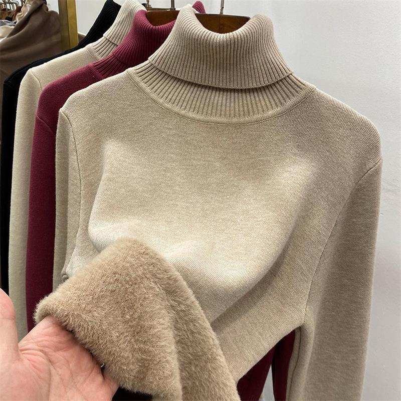 Clementine - Pull-over à Col Haut Élégance et Chaleur pour l'Hiver