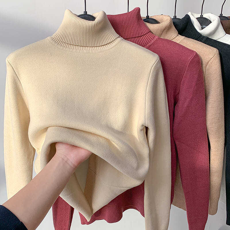Clementine - Pull-over à Col Haut Élégance et Chaleur pour l'Hiver