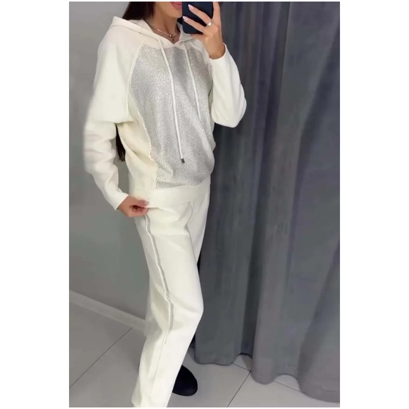 Cécile - Ensemble Décontracté à Capuche et Pantalon pour Femmes