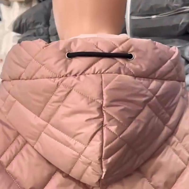 Petronella - Manteau Duvet Femme avec Capuche et Cordon de Serrage