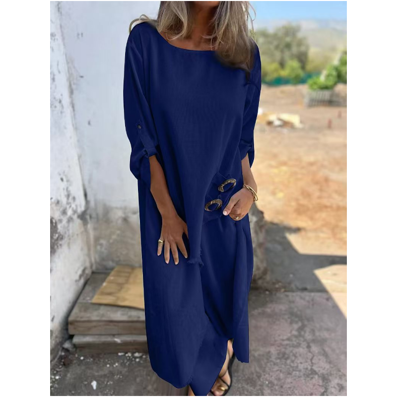 Vela - Costume élégant en coton et lin pour femme