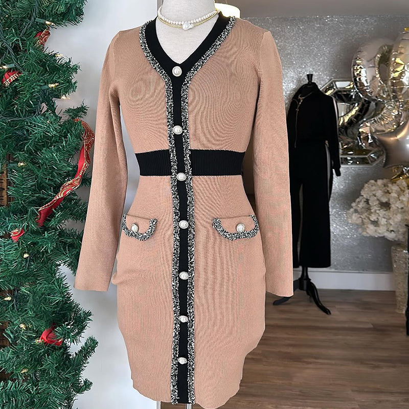 Axelle - Robe Slim Élégante et Confortable