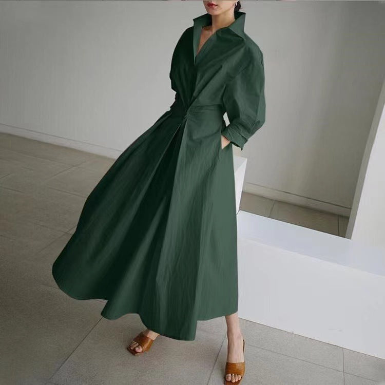 Barbe - Robe Maxi Longue en Coton Lin