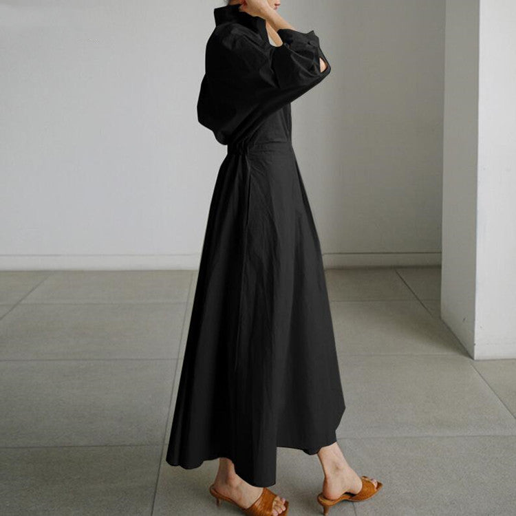 Barbe - Robe Maxi Longue en Coton Lin