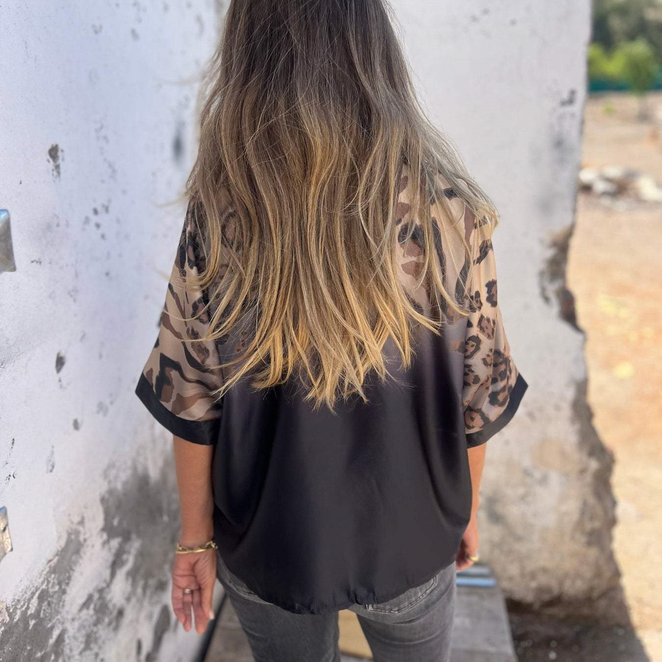 Marthe - Chemise boutonnée léopard pour femme