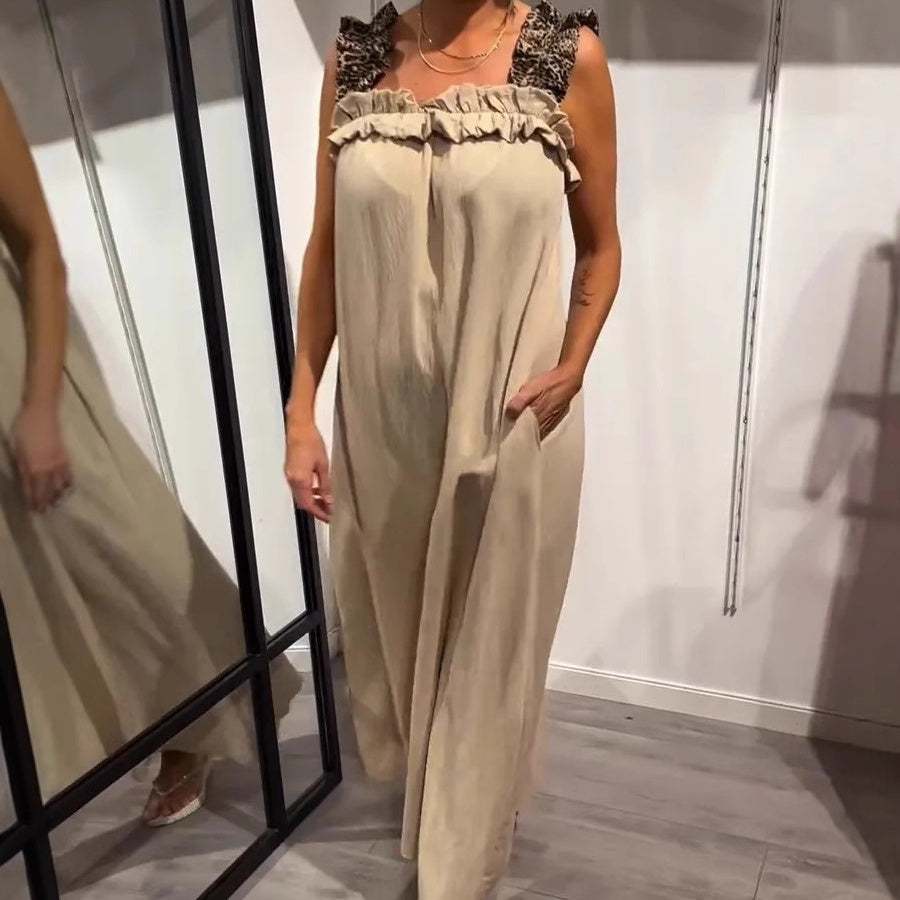 Pascaline - Robe Décontractée Sans Manches avec Poches