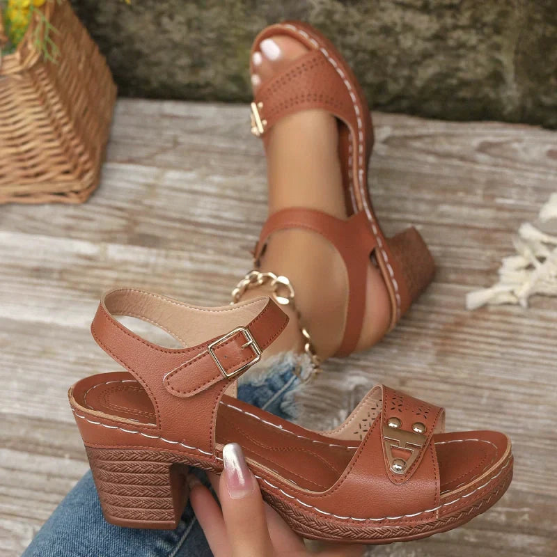 Odelia - Sandales à Talons pour Femme