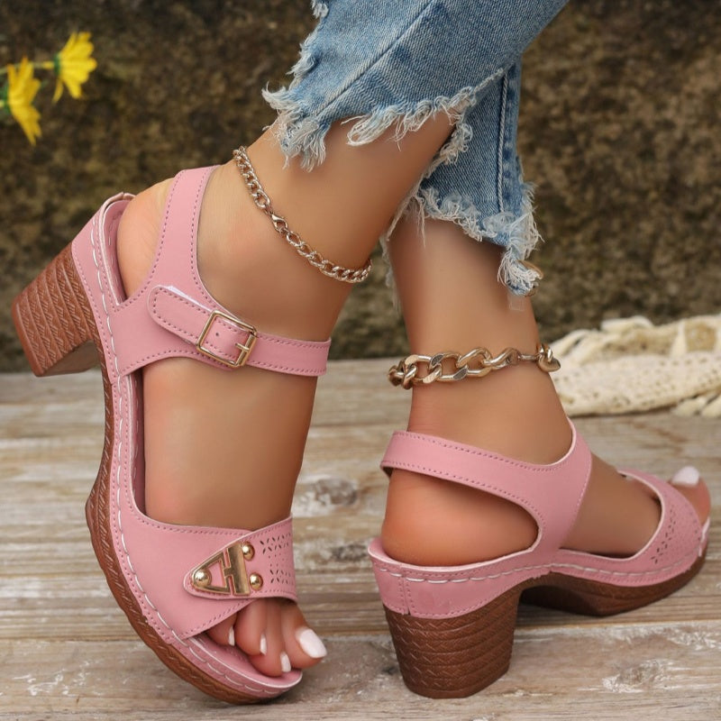 Odelia - Sandales à Talons pour Femme